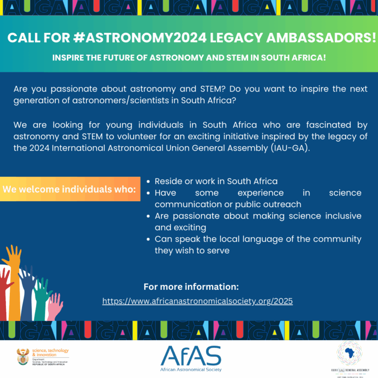 Call for #Astronomy2024 Legacy Ambassadors